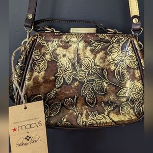 NWT Patricia Nash Embossed Handbag